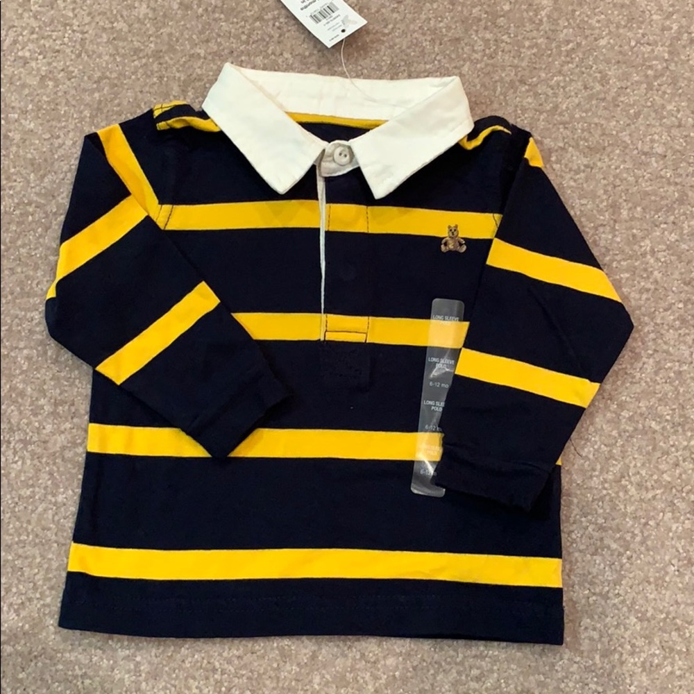 NWT Baby GAP long sleeve polo